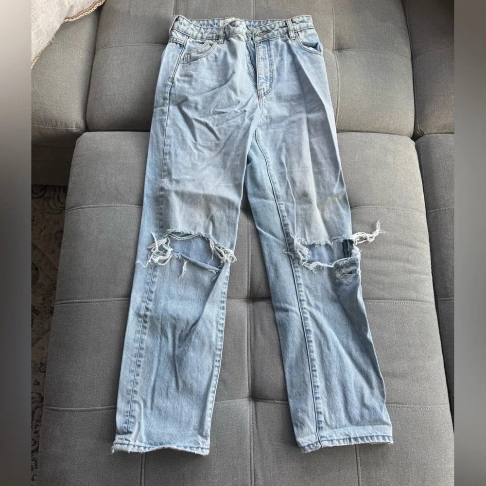 ROLLAS ORIGINAL STRAIGHT in Sunbleach Worn size 28
